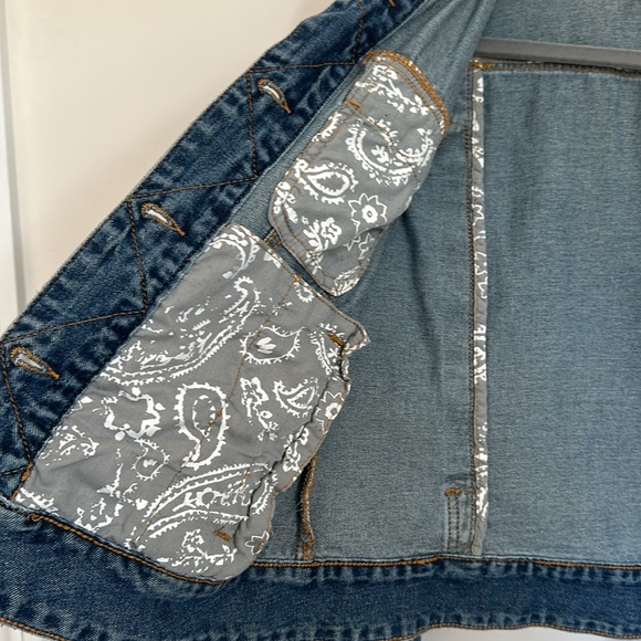 Free People Denim Jacket- Small - Picture 4 of 4